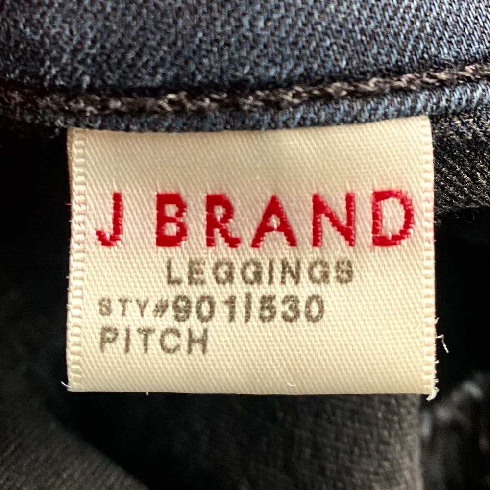 Lot Of 5 Pairs J Brand Women's Sz 26 Stretch Dark Blue Super Skinny Jeans Pitch View 4